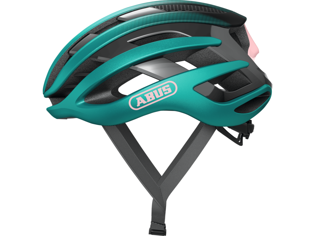 Capacete Abus Airbreaker Turquesa Tropical M