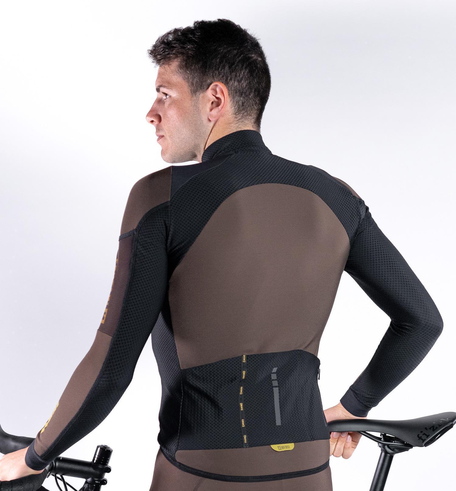MAILLOT-CICLISMO-INVIERNO-HOMBRE-PURE-LEVEL-DARKBROWN-2
